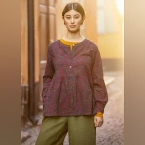 Gudrun Sjoden - S - Ottillia Blouse Red Petals